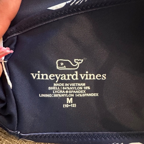 Vineyard vines navy and white lobster two-piece girls size medium - Picture 3 of 4